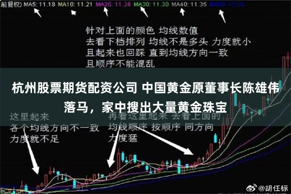 杭州股票期货配资公司 中国黄金原董事长陈雄伟落马，家中搜出大量黄金珠宝